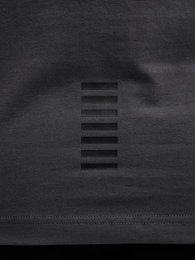 Ea7 Logo-print Long-sleeved T-shirt In Multi
