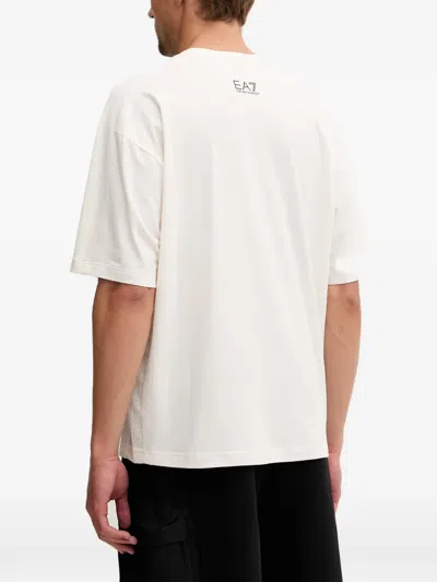Ea7 Logo-patch T-shirt In Multi