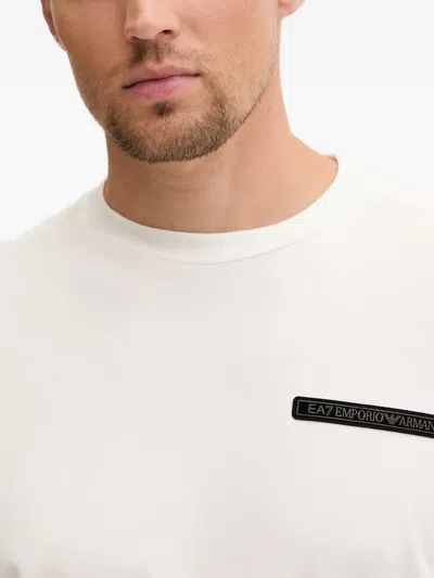 Ea7 Logo-patch T-shirt In Multi