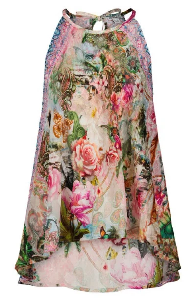 Robert Graham Pippa Floral Silk Blend Shell In Multi