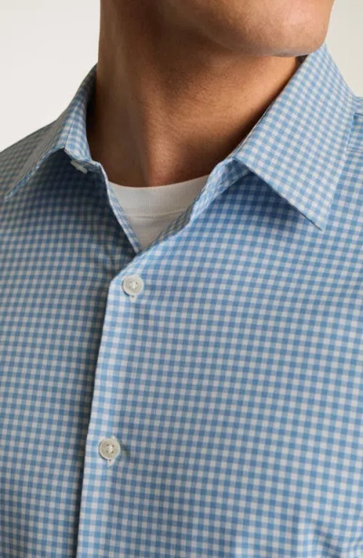 Bonobos Raleigh Gingham Performance Button Down Shirt In Blue