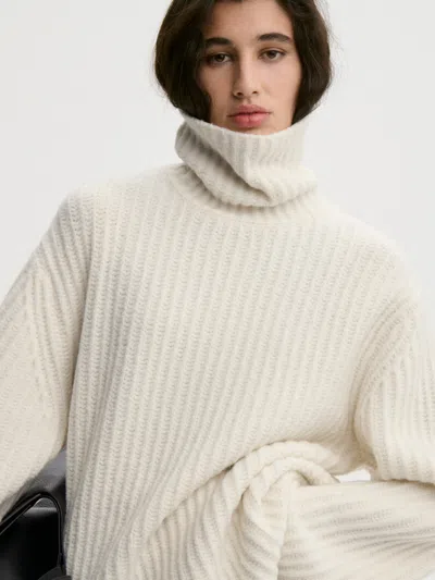 By Malene Birger Dafne Sweater In Soft White