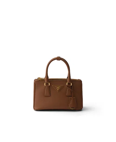 Prada Galleria Mini Saffiano Leather Bag In Pattern