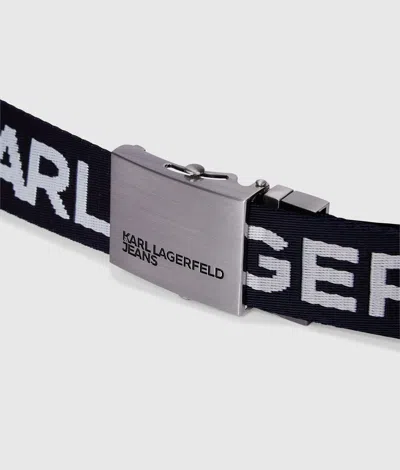 Kl Jeans Reversible Webbing Belt