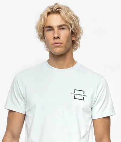 Kl Jeans Box Logo T-shirt In White