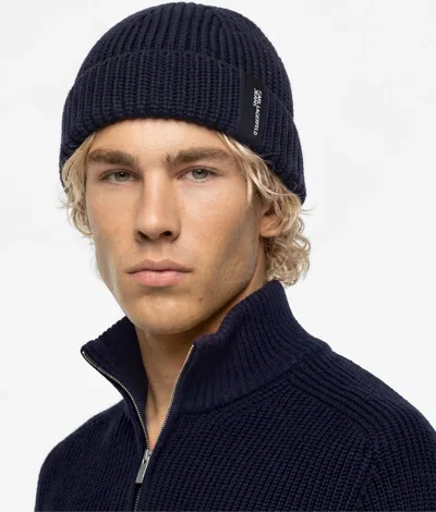 Kl Jeans Rib-knit Docker Beanie