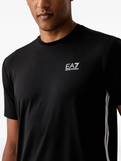 Ea7 Logo-print T-shirt In Multi