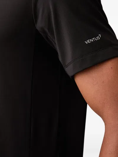 Ea7 Logo-print T-shirt In Black