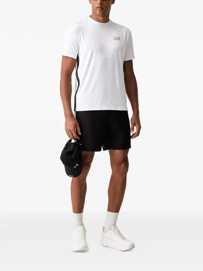 Ea7 Logo-print T-shirt In Multi