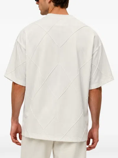 Hamza Diamond Oversized T-shirt In Neutral