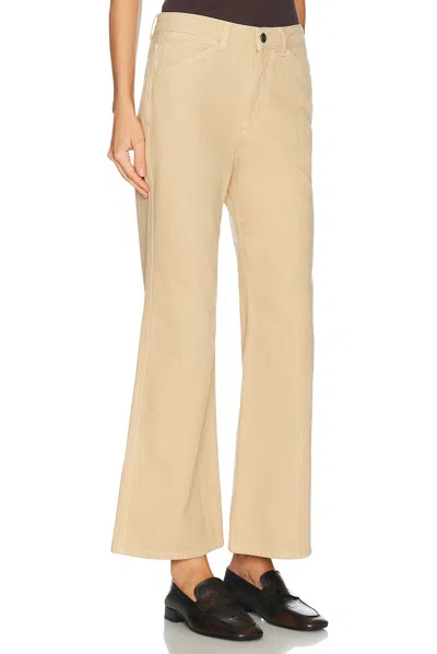 Lemaire Flared-leg Jeans In Brown