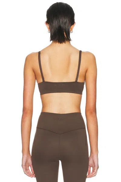 Nikeskims Matte Micro Scoop Bra In Brown