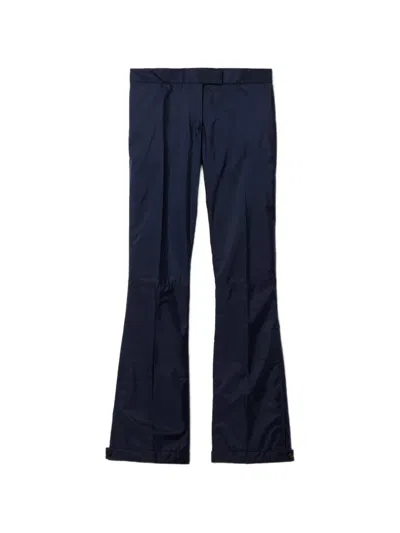 Miu Miu Technical Fabric Pants In Blue