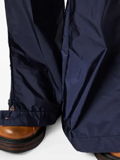 Miu Miu Technical Fabric Pants In Blue