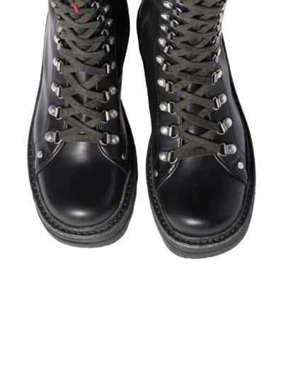 Miu Miu 레더 부츠 In Black