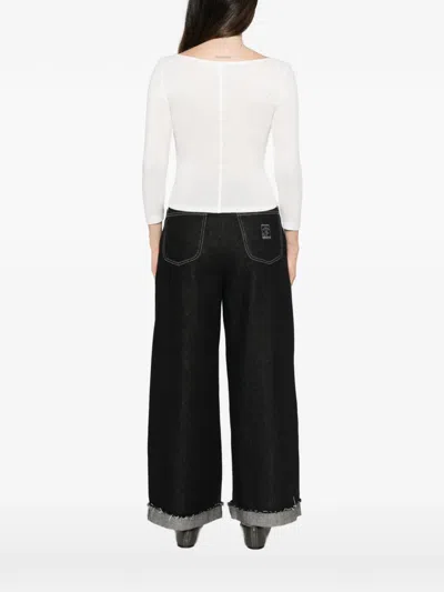 Re/done Olivia Press-stud Top In Multi