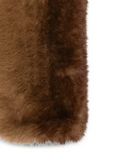 Apparis Rectangle-shape Scarf In Brown