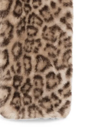 Apparis Leopard-print Scarf In Animal Print