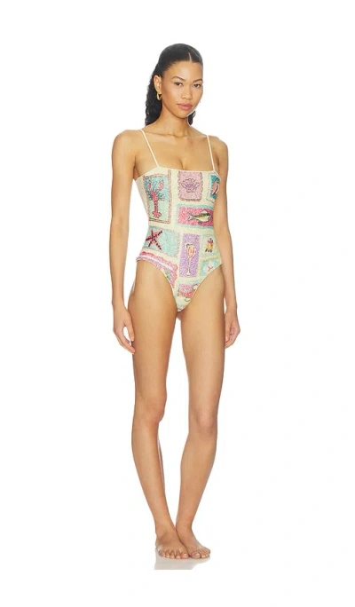 Oceanus Paradiso Swimsuit In Multi