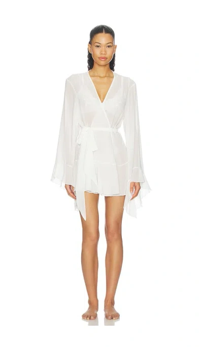 Kat The Label Ruby Robe In White