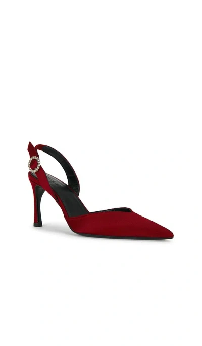 Rotate Birger Christensen Slingback High Heel Satin Pump In Multi