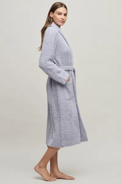 Barefoot Dreams Cozychic® Long Solid Robe In Blue
