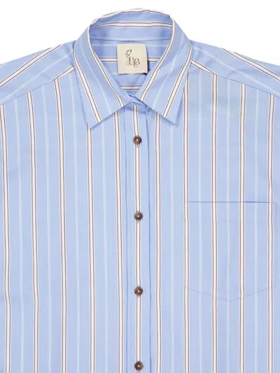 Paula Striped Buttoned Shirt In Multi