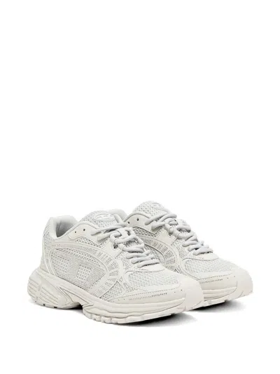 Diesel S-pro-v-dense Rhinestone-embellished Mesh Sneakers In White