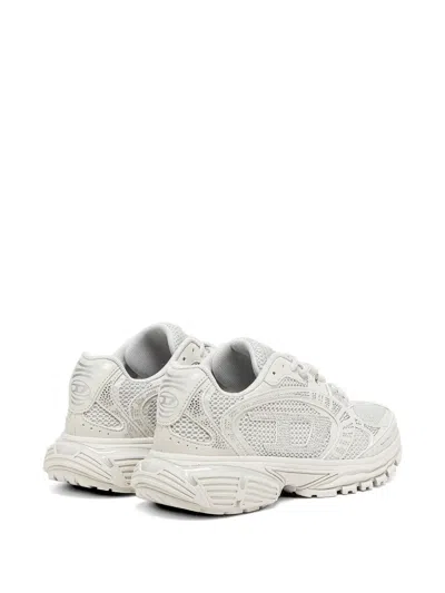 Diesel S-pro-v-dense Rhinestone-embellished Mesh Sneakers In White