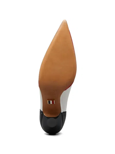 Thom Browne Wingtip Leather Pumps In Multi