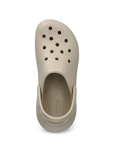 Crocs Classic Crush Platform Clogs In Gray