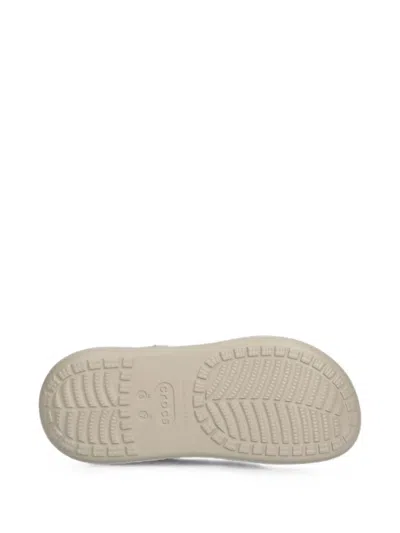 Crocs Classic Crush Platform Clogs In Gray