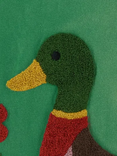 Found Duck-patch T-shirt In Green
