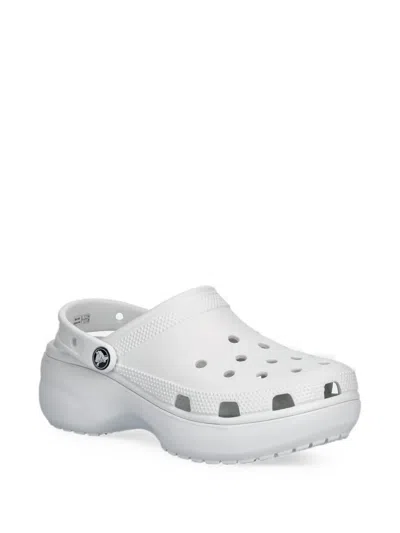 Crocs Classic Platform Lined Sabots Femmes White 41 In White