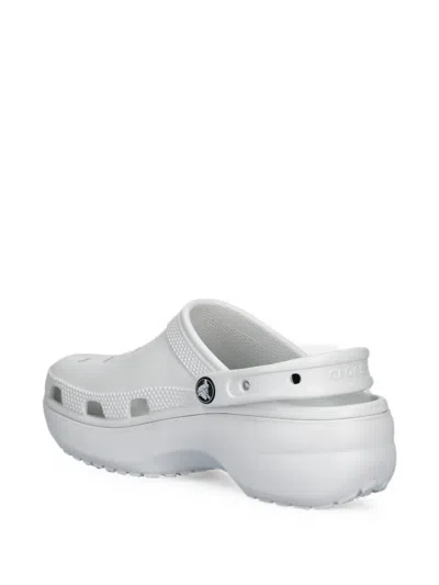 Crocs Classic Platform Lined Sabots Femmes White 41 In White