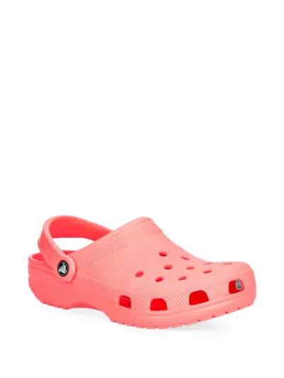 Crocs Perforated Slingback Clogs In Pink