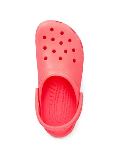 Crocs Perforated Slingback Clogs In Pink