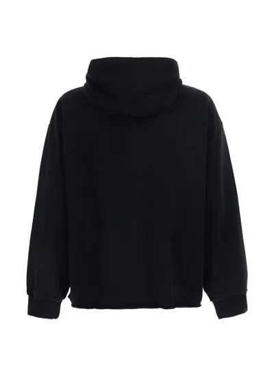 Found Giraffe Embroidered Sweatshirt In Black