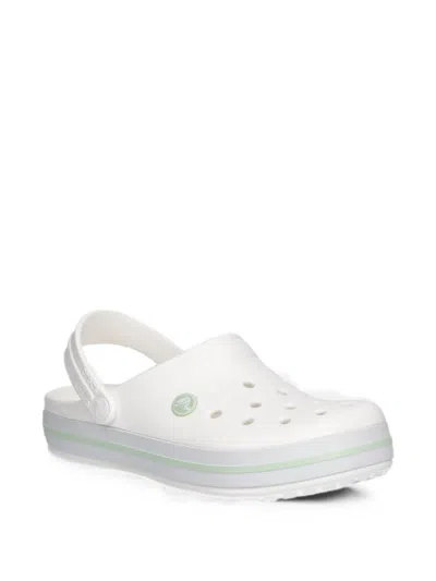 Crocs Perforated Slingback Clogs In White