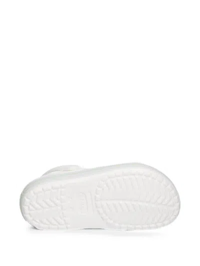 Crocs Perforated Slingback Clogs In White