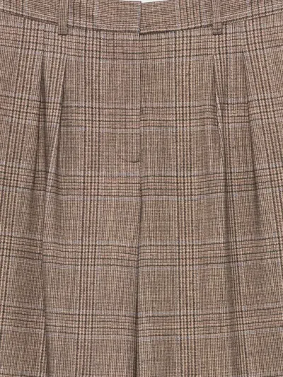 Circolo 1901 Check-pattern Pleated Trousers In Multi