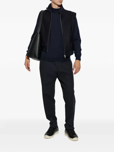Kiton Mock-neck Sweater In Multi