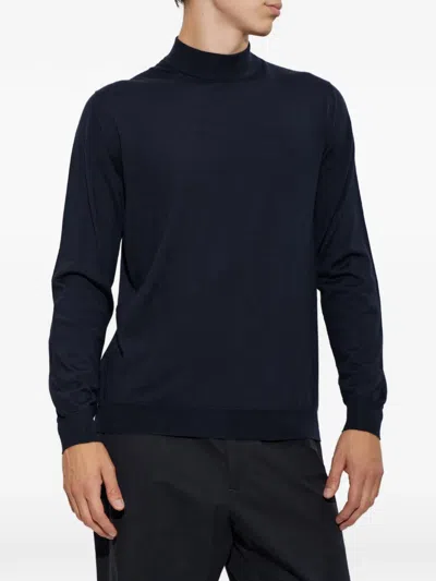 Kiton Mock-neck Sweater In Multi