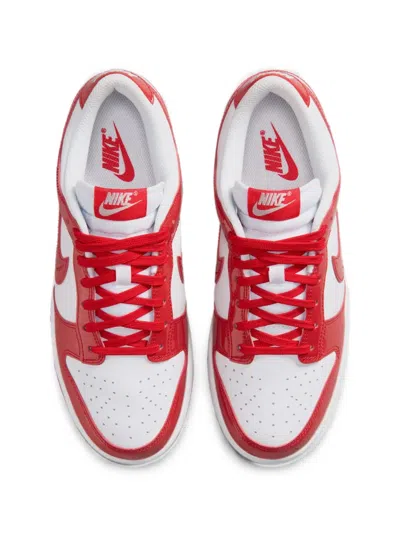 Nike Dunk Low Patent-leather Sneakers In Multi