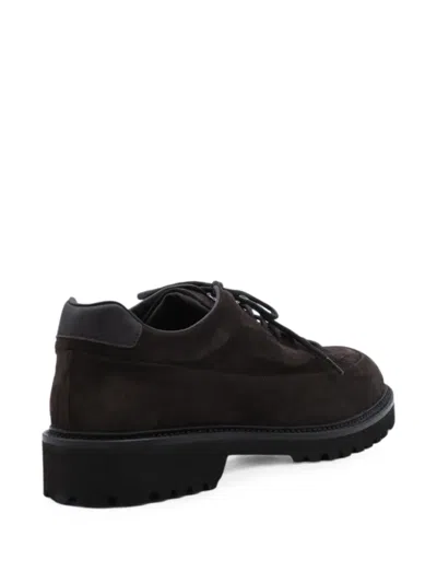 Common Projects Suede Derby Shoes In Brown