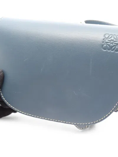 Pre-owned Loewe 2000s Gate Belt Bag In Blue