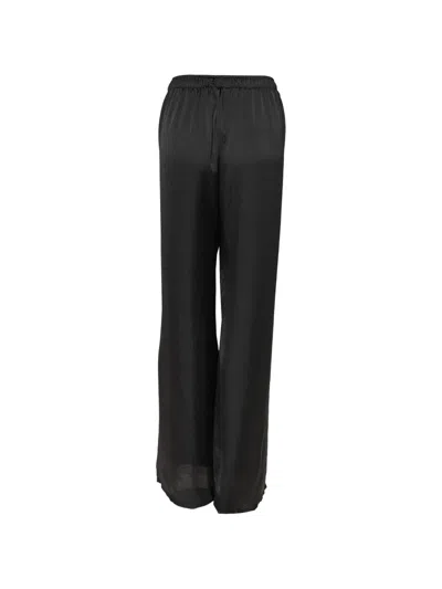 Paramidonna Pearl Drawstring Trousers In Black