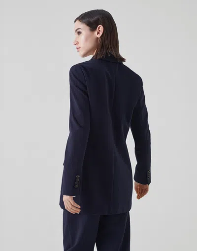 Brunello Cucinelli Single-breasted Tailored Jacket In Black