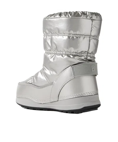 Bogner Softshell Snow Boots In Silver