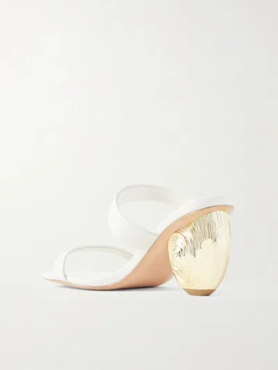 Simkhai Two-strap Slingback Mules In Neutral